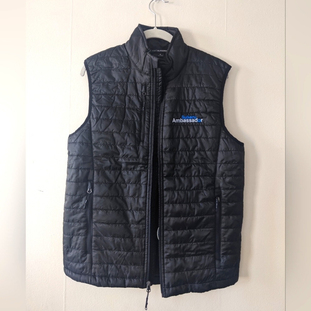 Black Subaru Ambassador Puffer Vest